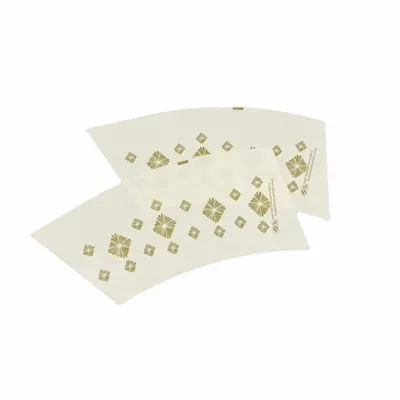 Apakah paper cup kecil berwarna putih memiliki ukuran standar di pasaran?